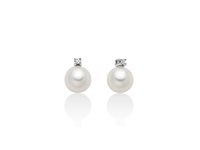 Orecchini Miluna Donna in Oro Perla PER2735X